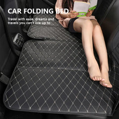 Car Rear Seat Travel Mattress – Portable Foldable PU Sleeping Bed for SUV and Sedan
