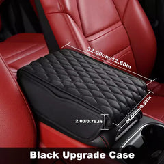 Car Armrest Box Expander Cushion – 5cm Thick Luxury 3D Memory Foam Center Console Pad