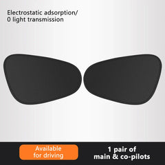 4-Layer Electrostatic Car Side Window Sun Shade – 99.9% UV Ray Blocking Curtain