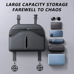 Auto Achterbank Organizer – Multifunctionele Opbergtas voor Achterbank met Netvak & Tissuehouder
