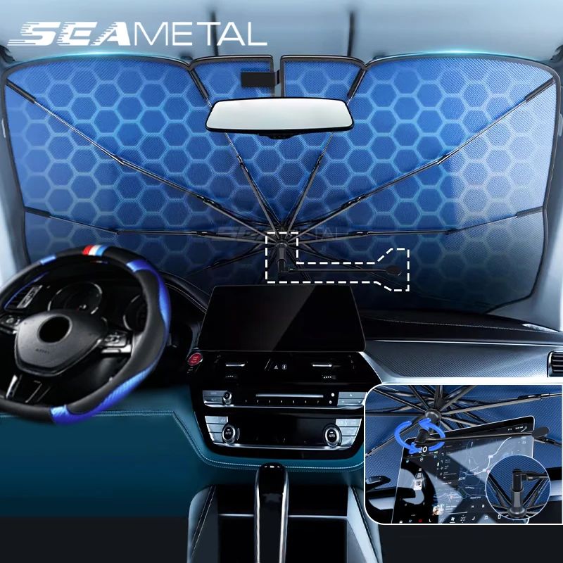 Car Windshield Sun Shade Umbrella – Ultimate UV Protection & Heat Reduction