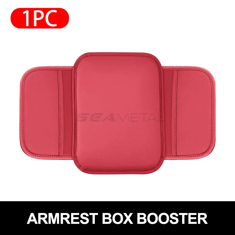 PU Leather Car Arm Rest Extension Pad – Anti-Scratch Center Console Protector