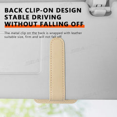 Magnetic Car Glasses Holder – Dual-Clip Sunglasses Organizer Universal Fit