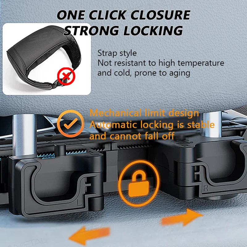 3D Memory Foam Car Neck Support Pillow – Adjustable Headrest Cushion for Comfortable Travel