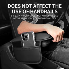 PU Leather Car Arm Rest Extension Pad – Anti-Scratch Center Console Protector