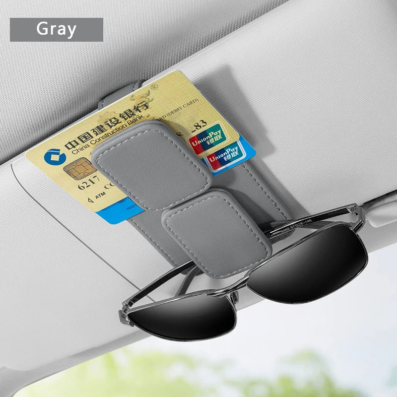 Magnetic Car Glasses Holder – Dual-Clip Sunglasses Organizer Universal Fit