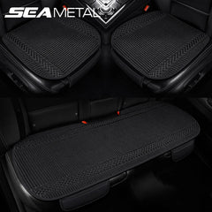 Breathable Ice Silk Car Seat Cover – Cooling Anti-Scratch Cushion for 5-Seat Cars