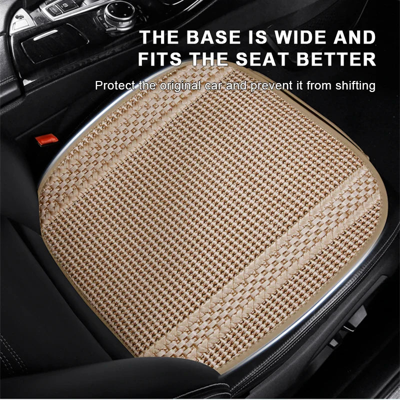 Universal Ice Silk Cooling Car Seat Cushion – Anti-Slip Breathable Seat Protector (1Pc)