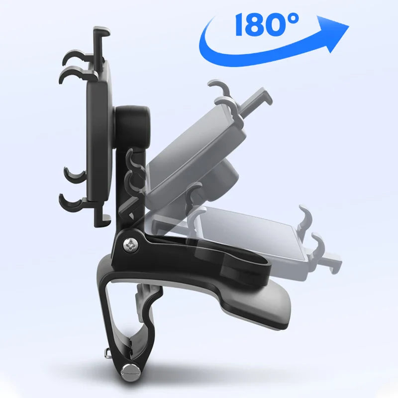 Universal 360-Degree Dashboard Phone Mount – Stable Car Navigation Stand for 4–7” Devices