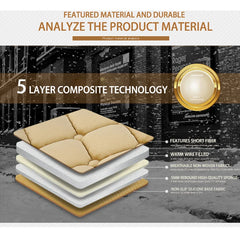 4-Season Plush Car Seat Cushion – Breathable Anti-Slip Cover for Sedan SUV Truck