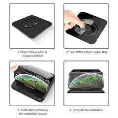 Universal Car Phone Mount for Dashboard – Stable Anti-Slip GPS Navigation Holder