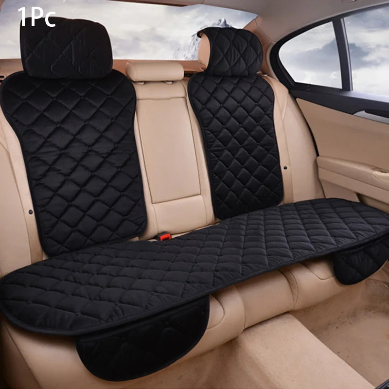 4-Season Plush Car Seat Cushion – Breathable Anti-Slip Cover for Sedan SUV Truck