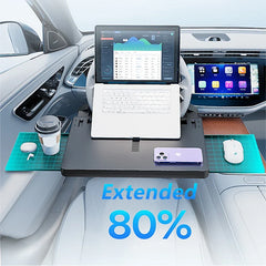 Extendable Steering Wheel Tray – Foldable Hidden Car Temporary Tray for Driver
