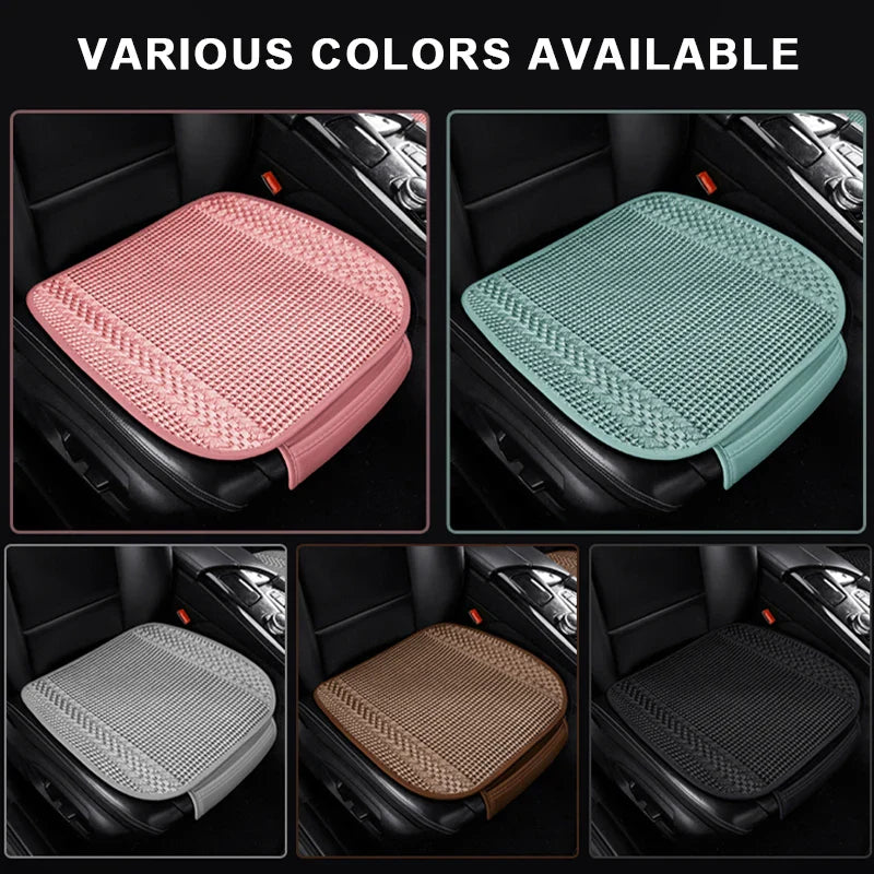 Universal Ice Silk Cooling Car Seat Cushion – Anti-Slip Breathable Seat Protector (1Pc)