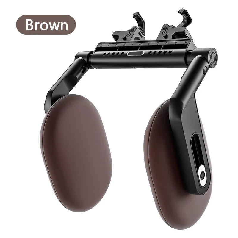 3D Memory Foam Car Neck Support Pillow – Adjustable Headrest Cushion for Comfortable Travel