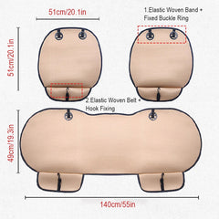 Flax Linen Car Seat Cover – Breathable Universal Seat Protector for Car, Truck & SUV