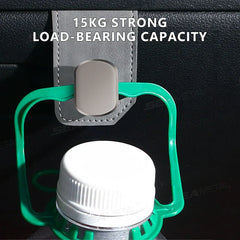 Premium Suede Car Handbag Holder – 15KG Large-Bearing Seat Hook Organizer