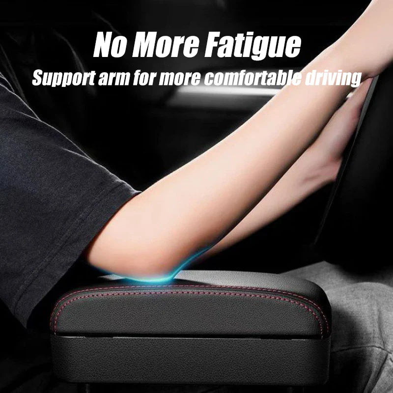 All-in-One Car Arm Rest Storage Box – Wireless Charging Large Capacity Organizer