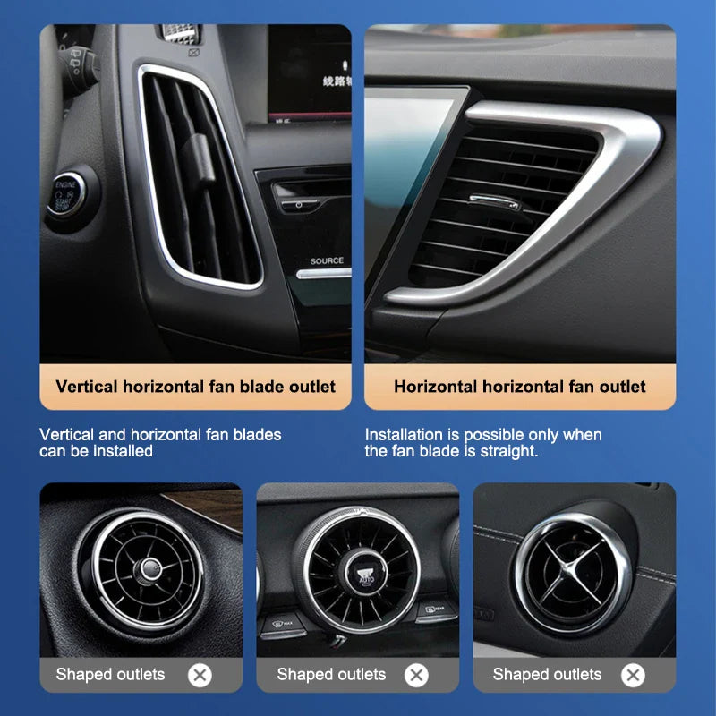 Universal Car Vent Cup Holder – Adjustable Stable Bottle Mount for Cold Drinks