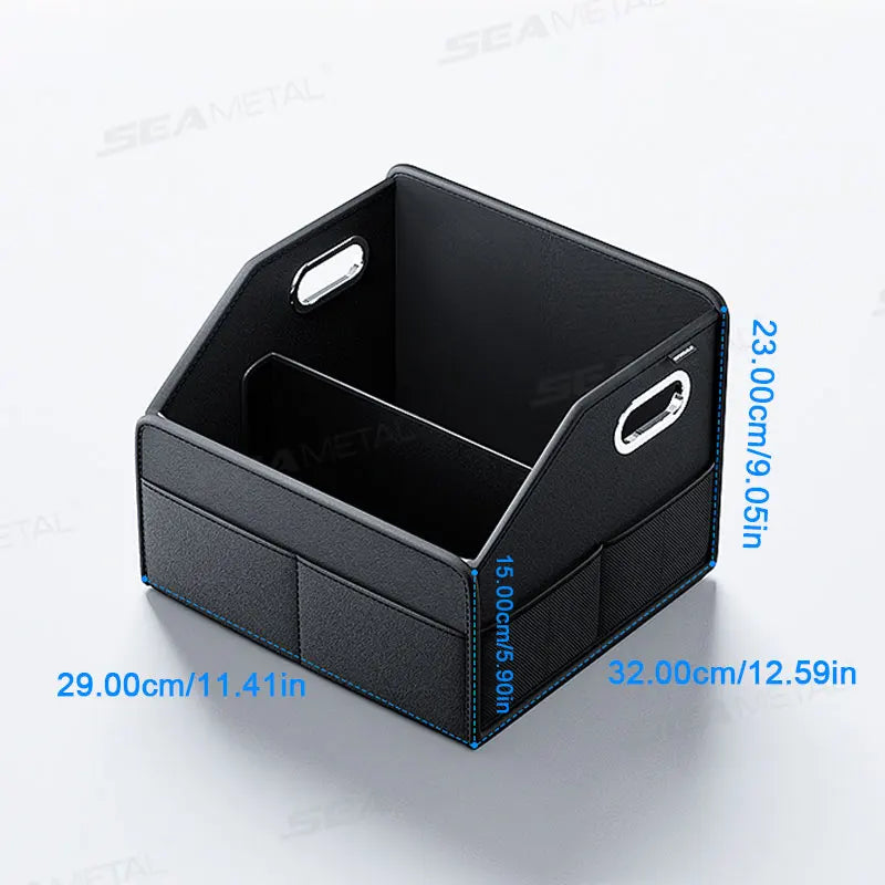 Opvouwbare Kofferbak Organizer – 22,5L Waterdichte Slijtvaste Opbergdoos met 6 Vakken