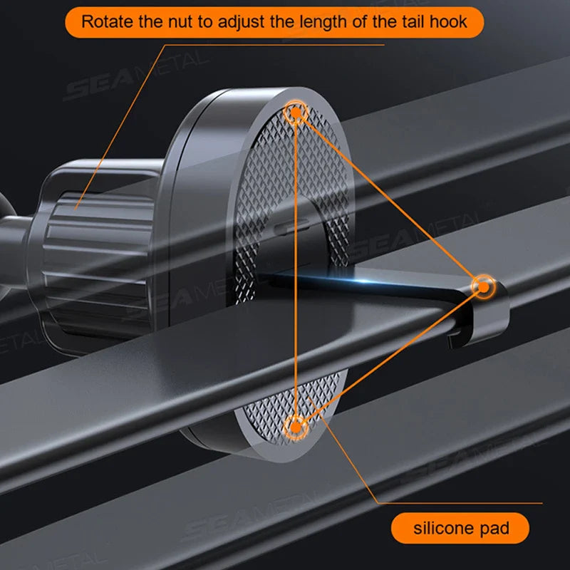 Soporte magnético para teléfono de coche con ventilación y rotación de 360 grados – Soporte magnético 2 en 1 con base para vaso