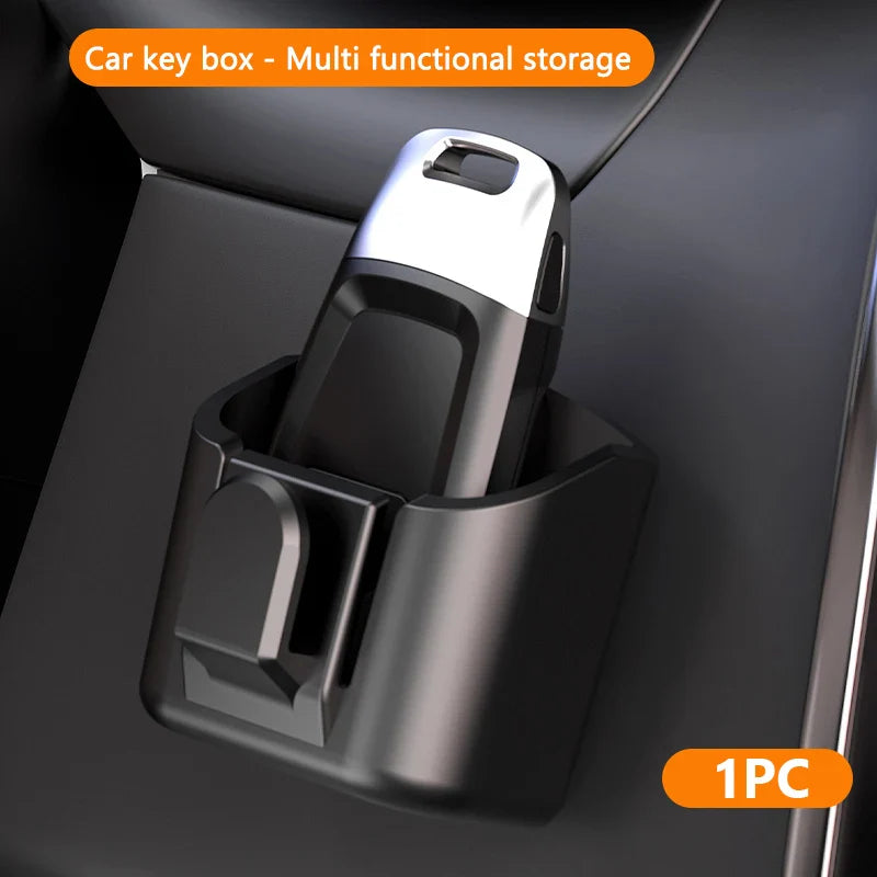 Dashboard Autosleutel Opbergdoos – Compacte Zelfklevende Universele Autosleutelhouder met Haak