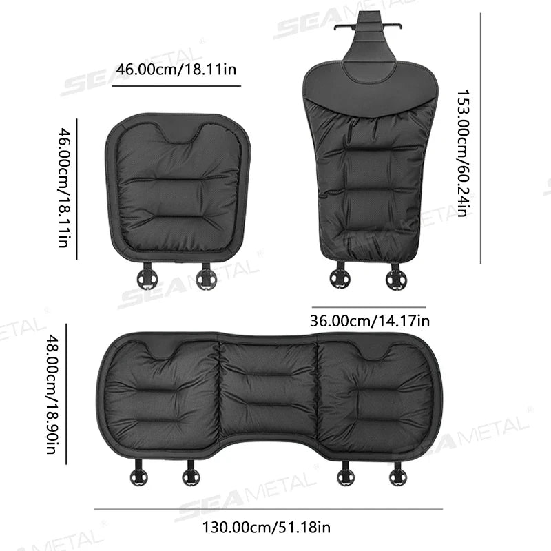 Breathable Car Front Seat Cover – Wear-Resistant Anti-Slip Cushion for Sedan SUV MPV