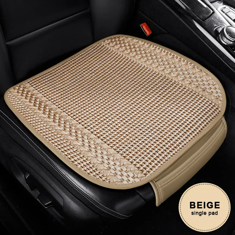 Universal Ice Silk Cooling Car Seat Cushion – Anti-Slip Breathable Seat Protector (1Pc)