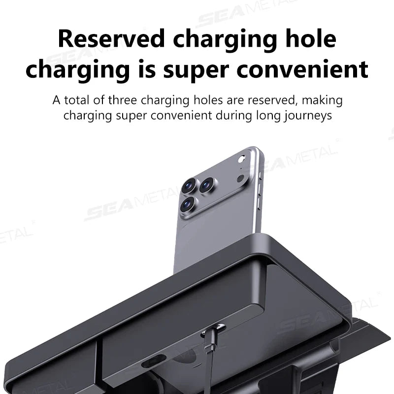 Car Side Door Organizer – Large Load-Bearing Hanging Storage Box with Cup & Phone Holder