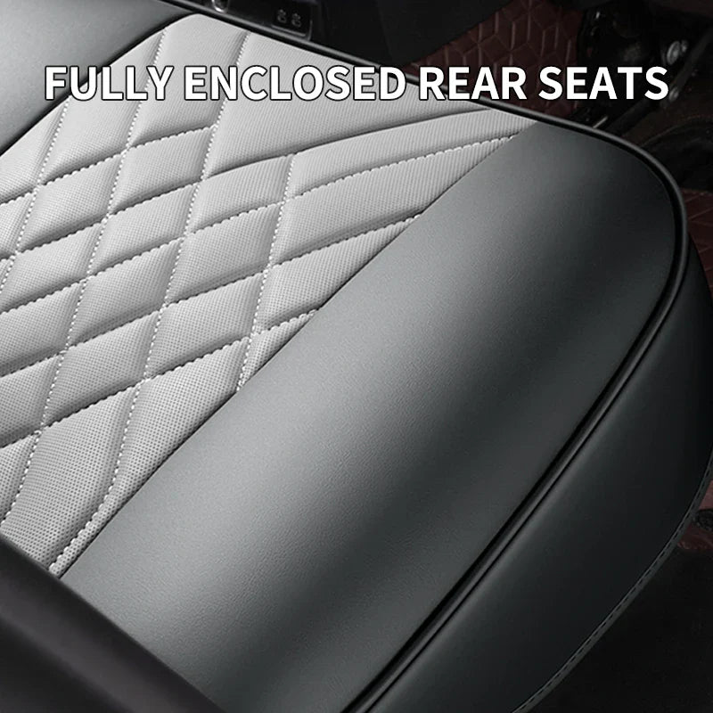 Luxury Full-Wrapped Car Seat Cover – Wear-Resistant Anti-Scratch Cushion for Sedan & SUV