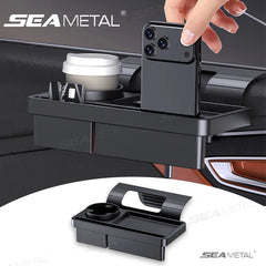 Car Side Door Organizer – Large Load-Bearing Hanging Storage Box with Cup & Phone Holder