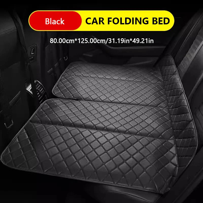 Foldable Car Backseat Extender Mattress – Large Load-Bearing Travel Bed