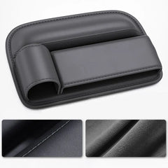 Universal Car Seat Gap Filler – Wear-Resistant PU Leather Organizer with Cup Holder