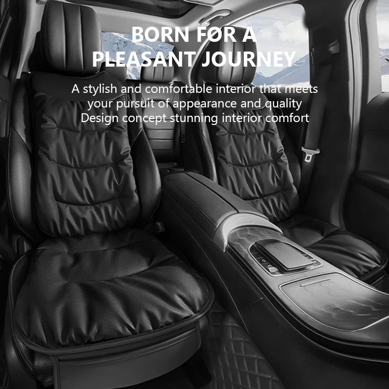 Funda de invierno para asiento de coche – Cojín grueso térmico de felpa antideslizante para sedán y SUV