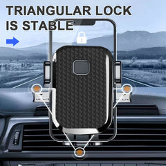 Stable Hook Car Air Vent Phone Mount – 360° Adjustable Smartphone Navigation Holder