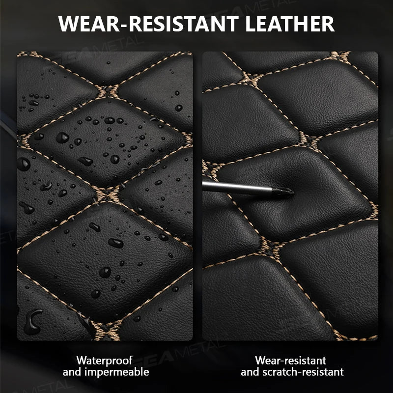 Car Rear Seat Travel Mattress – Portable Foldable PU Sleeping Bed for SUV and Sedan