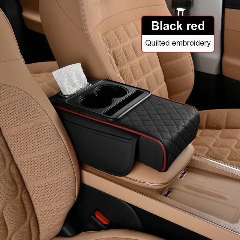 Car Center Console Armrest Organizer – Thickened 7.5cm Elbow Support Cushion