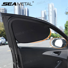 Car Side Window Sun Shade Cover – 4-Layer Electrostatic UV Blocker (99.9%) for Baby Protection