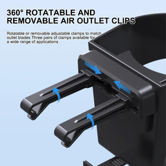 Universal Car Vent Cup Holder – Adjustable Stable Bottle Mount for Cold Drinks