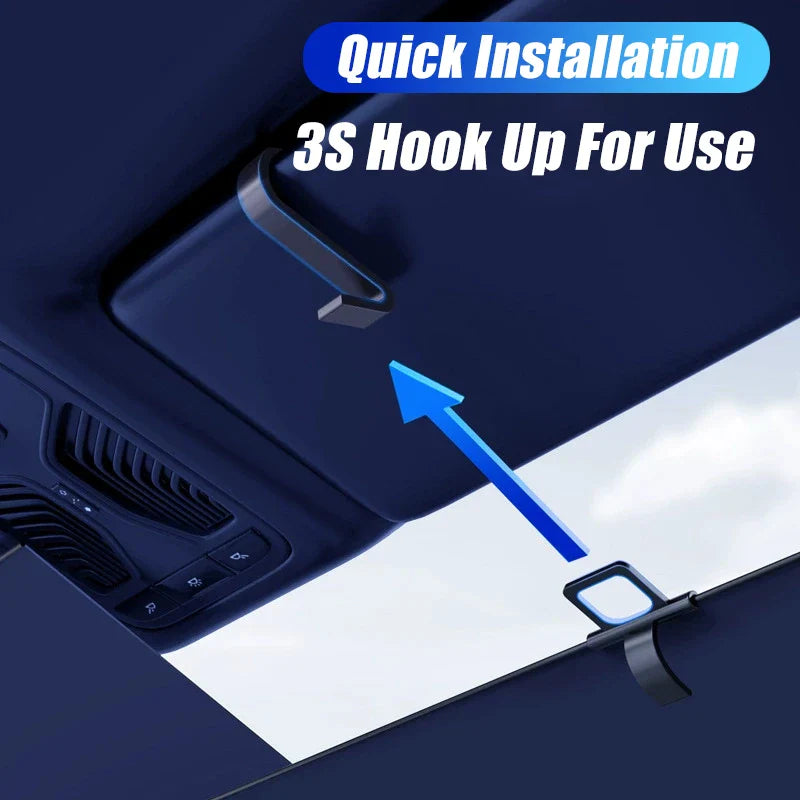 Telescopic Car Curtains – Adjustable 72–140cm Windshield Sun Protection Privacy Shade