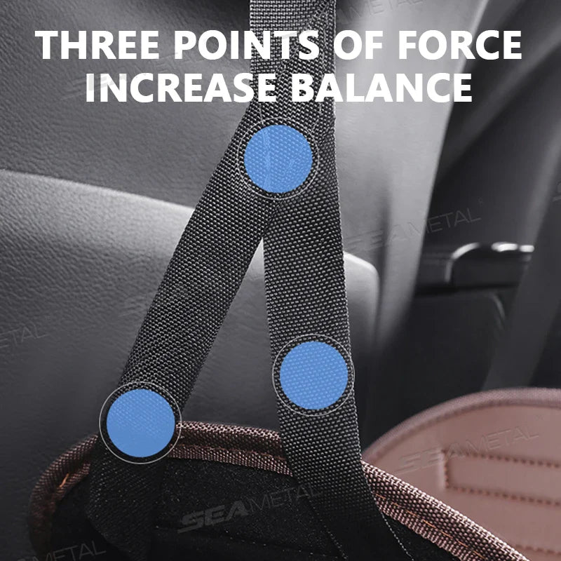 Adjustable Car Rear Seat Footrest – Kids Passenger Leg Support Holder