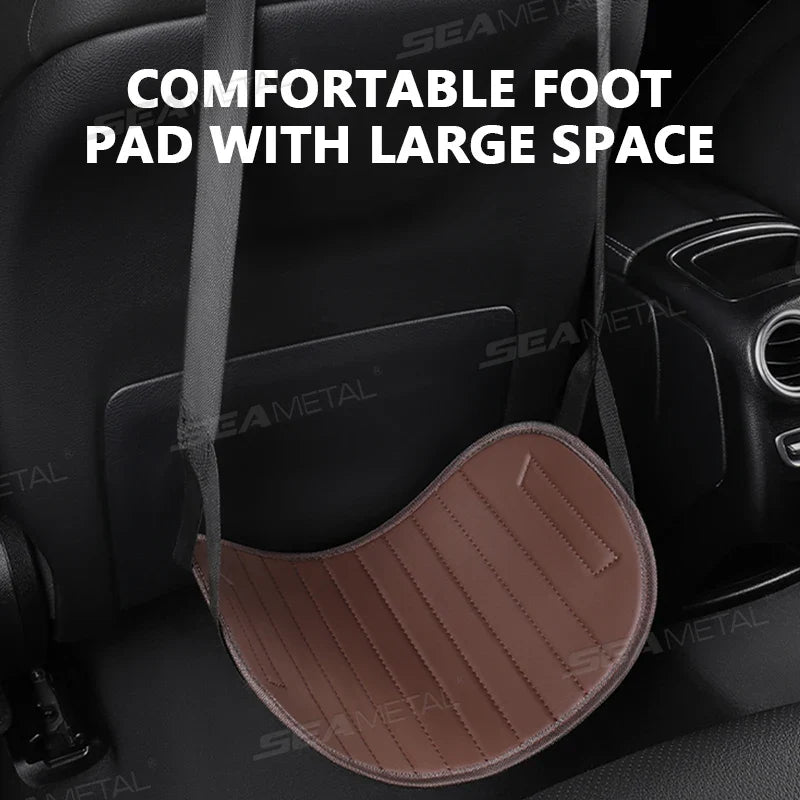 Adjustable Car Rear Seat Footrest – Kids Passenger Leg Support Holder