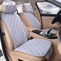 4-Season Plush Car Seat Cushion – Breathable Anti-Slip Cover for Sedan SUV Truck