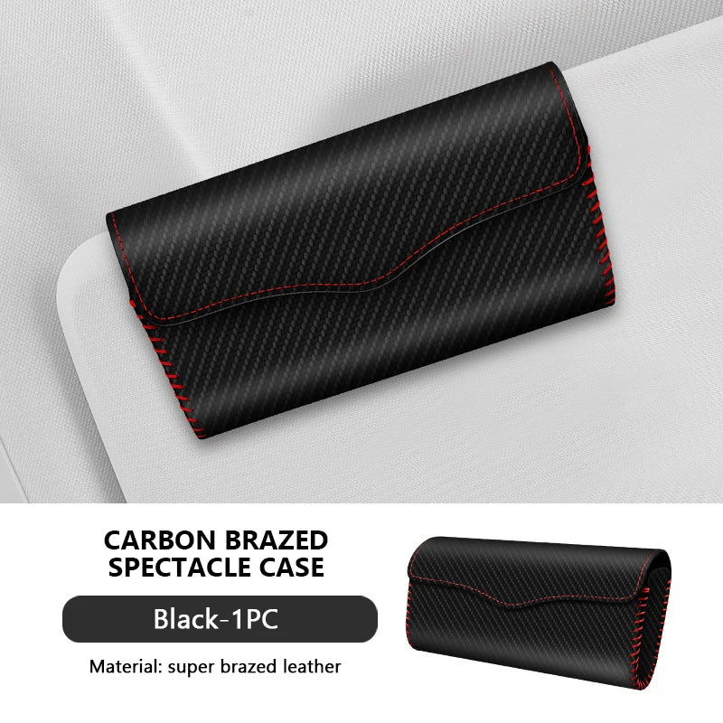 Soft Lined Car Sun Visor Glasses Case – Magnetic Stable Eyeglasses Protector
