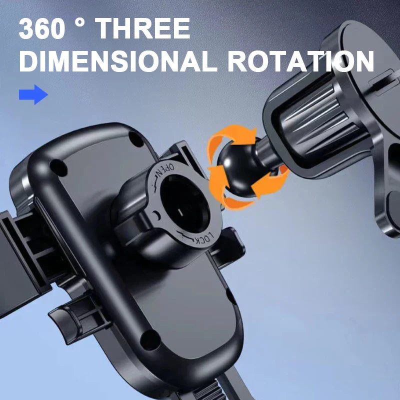 Stable Hook Car Air Vent Phone Mount – 360° Adjustable Smartphone Navigation Holder