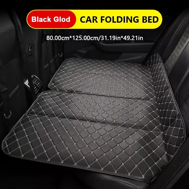 Foldable Car Backseat Extender Mattress – Large Load-Bearing Travel Bed