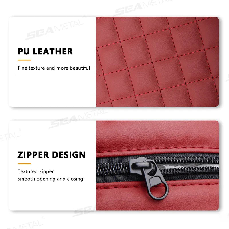 Thickened Car Armrest Cover – Memory Foam Center Console Cushion with Tissue Holder