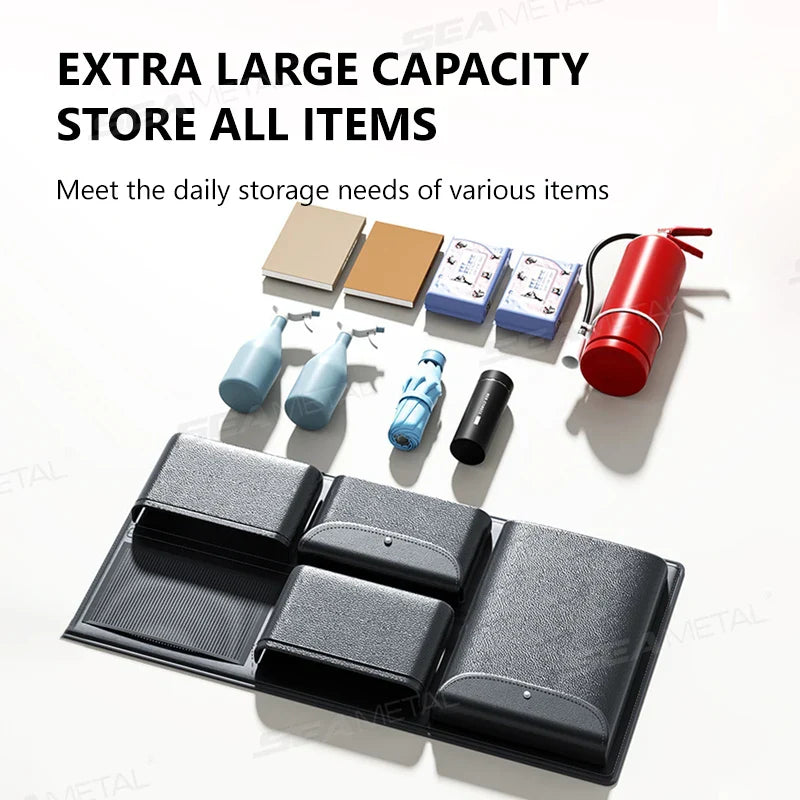 Universal Car Backseat Trunk Storage Bag – Multi-Pocket Waterproof Organizer