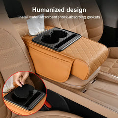 Car Center Console Armrest Organizer – Thickened 7.5cm Elbow Support Cushion