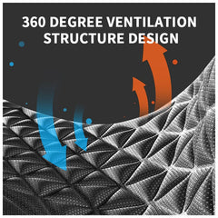 Funda de Asiento de Coche Transpirable 3D – Diseño Convexo Disipación de Calor Antisudor Cojín Universal